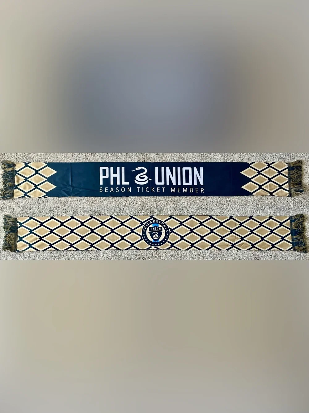 Philadelphia Union Season Ticket Member Snake Skin Soccer Scarf